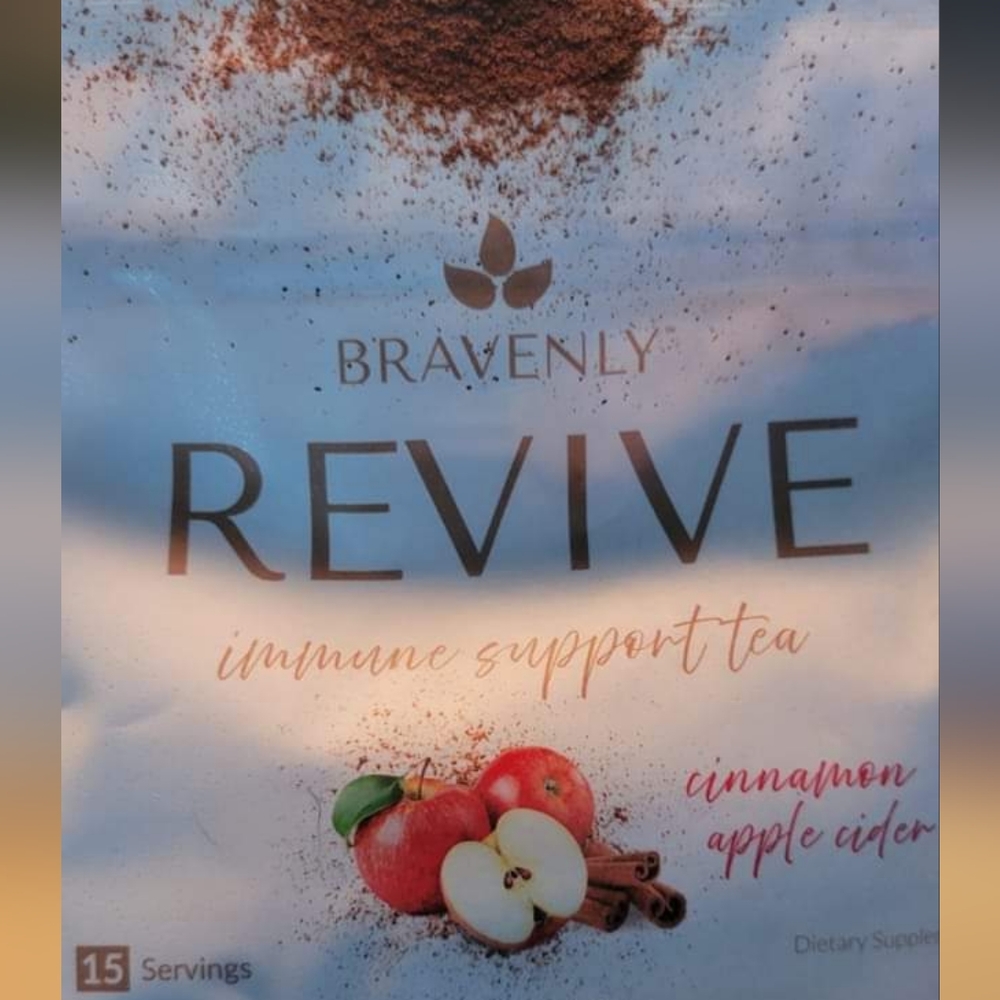 Revive immune tea from Bravenly Global...  great for your immune system
